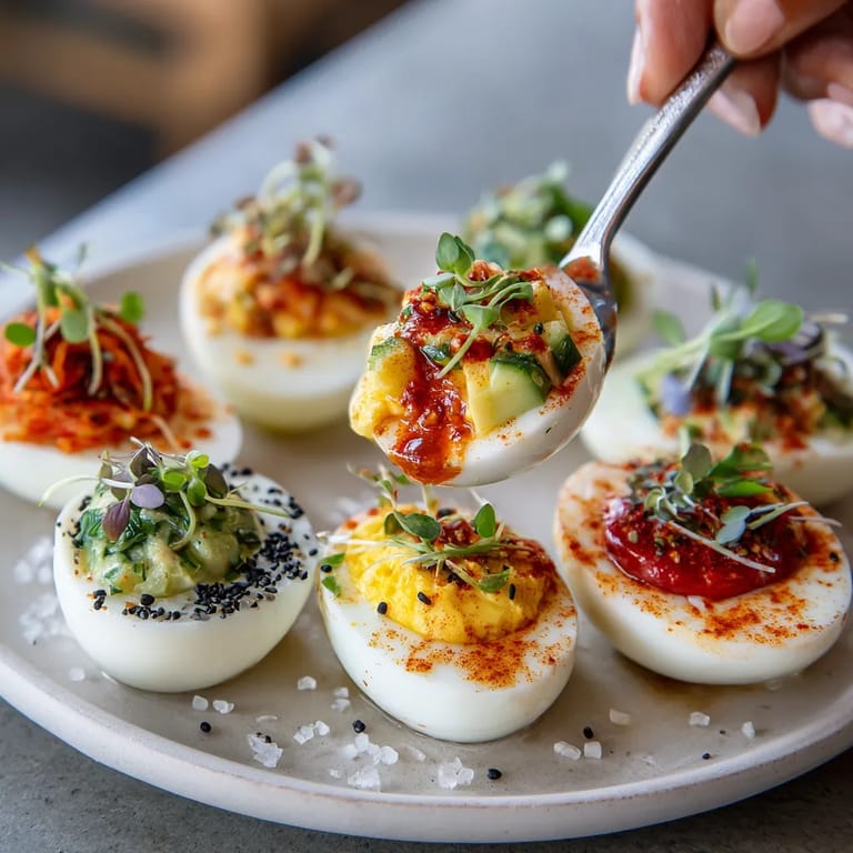 A plate of food with a spoon in it.