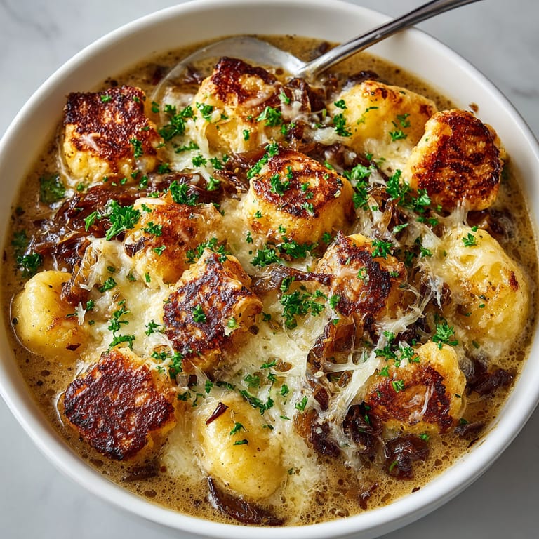 A bowl of food with a spoon in it.