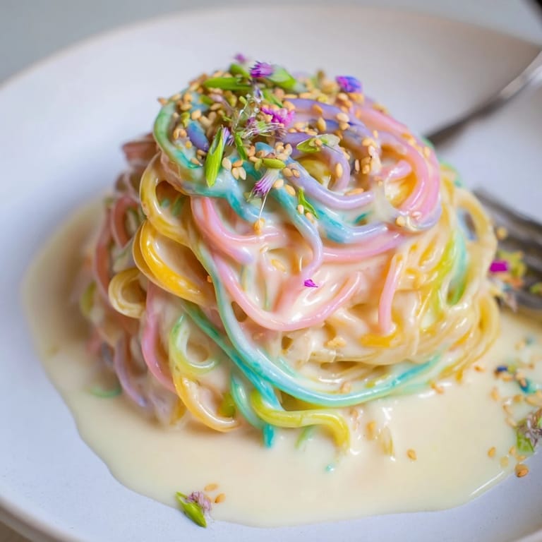 Whimsical Neon Noodle Cloud with rainbow colors, ideal for parties and kids.