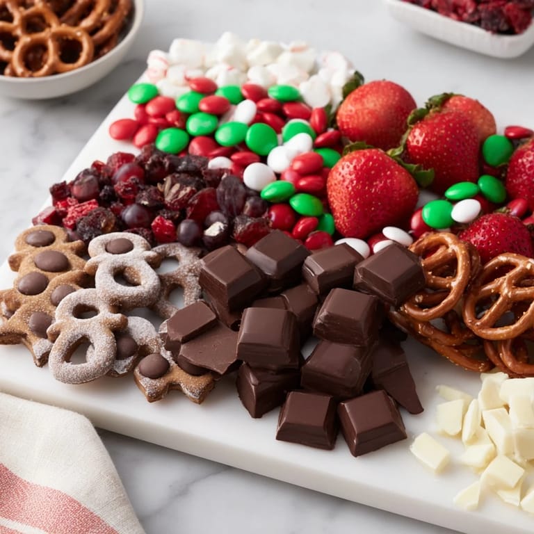 This beautiful Cozy Mitten Dessert Board offers a tempting assortment of sweet treats for your holidays!