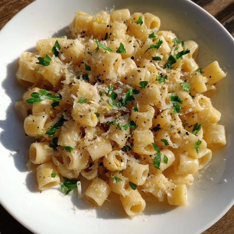 Creamy, flavorful ditalini pasta in a one-pot dish, seasoned with garlic, butter, and Parmesan cheese.