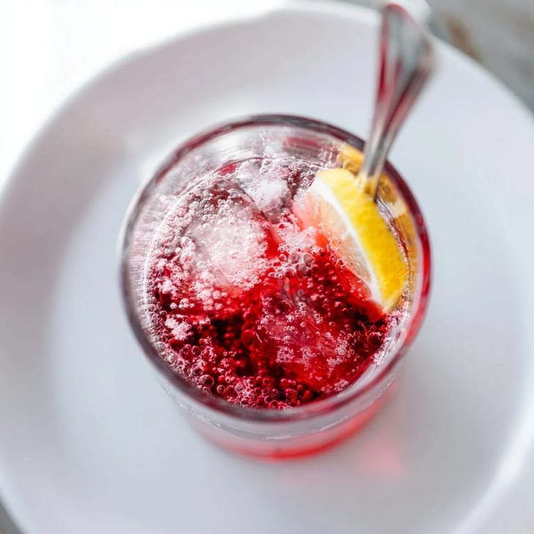 Enjoy a soothing glass of Sleepy Girl Mocktail: a calming, tart cherry bedtime beverage served chilled.