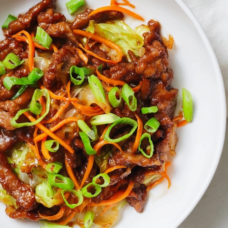 A low-carb weeknight dinner ready in 25 minutes, garnished with sesame seeds.