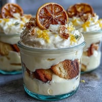 Refreshing Limoncello Tiramisu Dessert Jars with creamy mascarpone and zesty lemon layers.