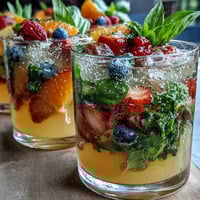 Grad Party Lemonade Bar with Customizable Flavor Add-Ins: Vibrant lemonade bar with fresh fruit slices, herbs, and flavored syrups for a personalized drink station.